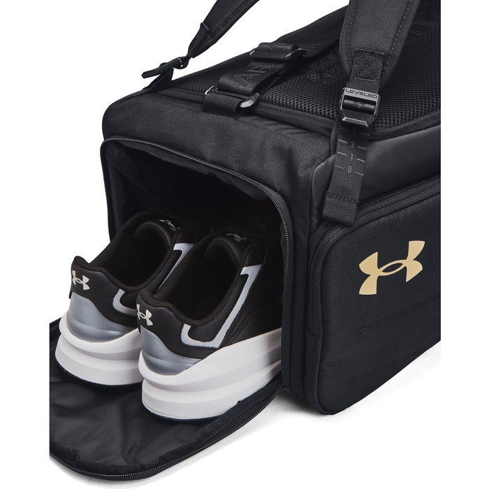 Спортивна сумка Under Armour Contain Duo SM BP Duffle 1381920 Black/Metallic-gold S