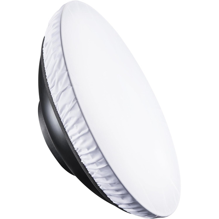 См) і дифузор Beauty Dish, 50 см (для ще м'якшого світла), білий 50 см в комплекті з розсіювачем для тарілки, 50