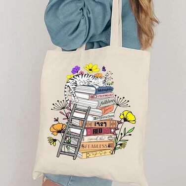 Тканинна сумка Lonimia з принтом, жіноча сумка-сумка TS Album Inspired, тканинна сумка-сумка TS Canvas Tote Bag Естетичні сумки-сумочки Бавовняна сумка Полотняна сумка Подарункова сумка для любителів музики