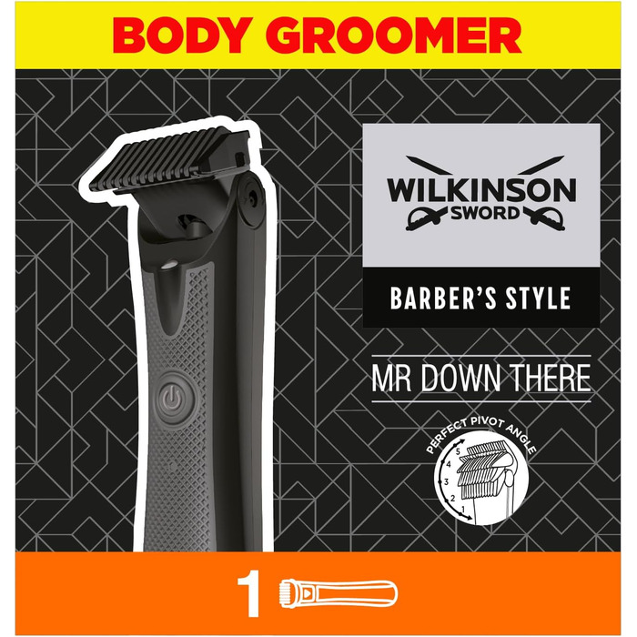 Електричний диммер для тіла Wilkinson Sword Barber's Style 'Mr Down There для чоловіків, акумуляторний