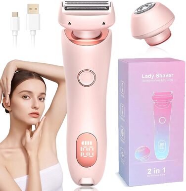 Нанобритва Skin Glow Women, Бритва Divanity Shaver 2024 Skin Glow Pro, Бритва Divanity Skin Glow Glow, Нанобритва Skin Glow Pro, Skinglow Pro - Нано Бритва, змінне лезо 2-в-1 (рожеве)