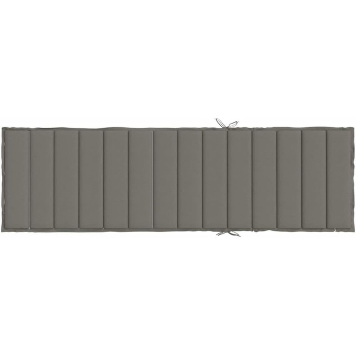 Подушка для шезлонгу CIADAZ Melange Dark Grey 200x50x4 см Тканина, Подушка для шезлонга, Подушка для шезлонга, Подушка для шезлонга, Подушка для лавки, Подушка для стільця для високих стільців, Подушки для шезлонгів - 4002499