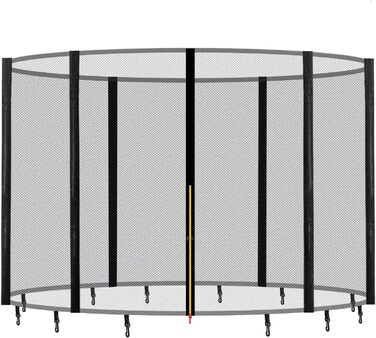 Баунсальна захисна сітка для батуту Ø 183 185 244 250 275 277 300 305 335 337 366 370 396 400 427 430 457 460 487 490 (JS) Змінна сітка Tampoline Net для батуту Outdoor (Net JS-M Ø 396 см 6 полюсів H 180 см)