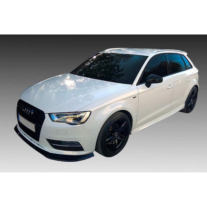 Кріплення переднього спойлера сумісне з Audi A3 (8V) Sportback/HB/Sedan/Convertible 2012-2016 (ABS)