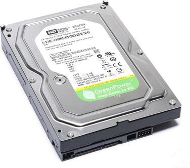 Внутрішній жорсткий диск Western Digital WD10EURX AV-GP 1 ТБ (8,9 см (3,5') SATA 6 Гбіт/с 64мб) Стандартна упаковка