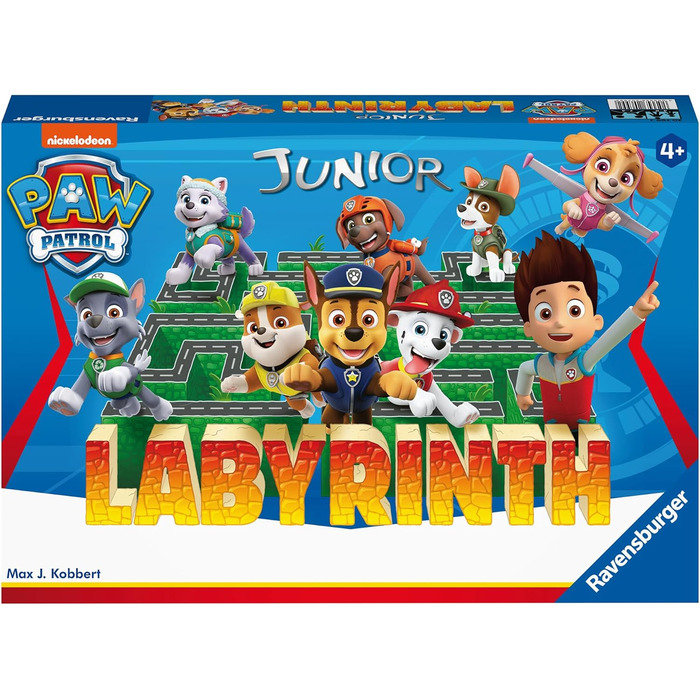 Лабіринт (Paw Patrol Junior Labyrinth) 20799 - відома настільна гра від Ravensburger в молодшій версії, дитяча гра для дітей віком від 4 років Одиночна