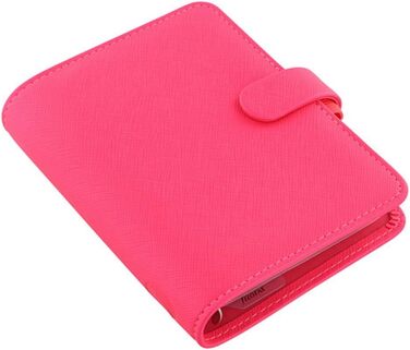 Троянда органайзера Filofax Pocket Saffiano fluro рожева