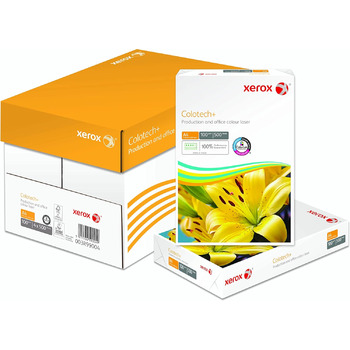 Папір для цифрового друку Xerox Colotech Gold, 100 г/м, A4, 4 x 500 аркушів A4 210 x 297 мм 100 GSM Xerox Colotech Білий