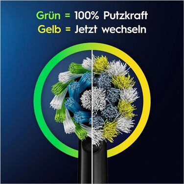 Електрична зубна щітка Oral-B Vitality Pro/електрична зубна щітка, 3 режими чищення зубів для догляду за зубами та захисту X Чиста насадка для зубної щітки, подарунок чоловікові/жінці, дизайн від Braun, чорна, ука (1 упаковка) чорна (1 упаковка)