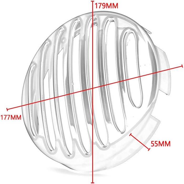 Чохол для мотоциклетної фари CMX500 CMX300 17-23, захисний кожух для ліхтаря переднього ліхтаря для H.onda Rebel CMX 500 CMX 300 Rebel500 2017 2018 2019 2020 2021 2022 2023 (чорний матовий)