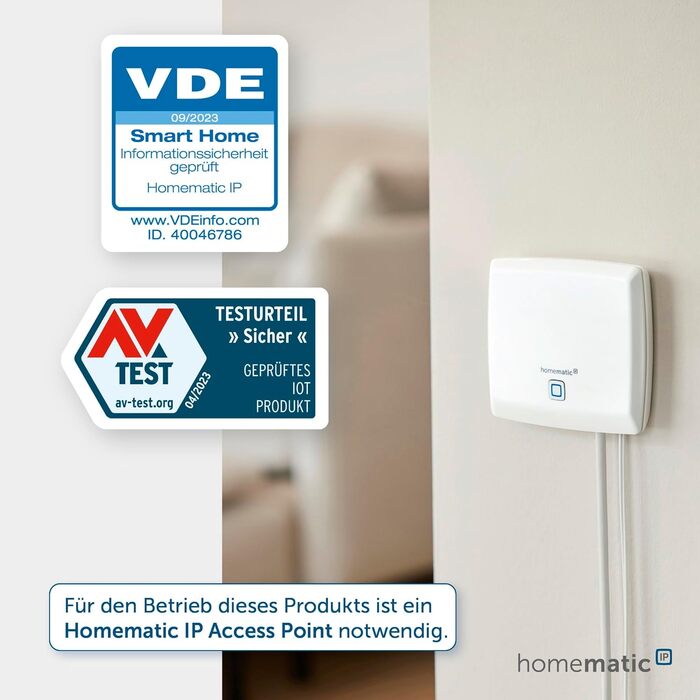 Світлодіодний контролер Homematic IP Smart Home RGBW, непряме освітлення, керує світловими стрічками. Світлодіодні стрічки через додаток, Google Assistant і Alexa, 157662A0 (комутаційний привід з кнопковим входом (16 А))