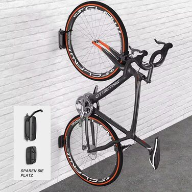 Тримач для велосипеда Mimoke Bicycle Wall Mount - Велосипедна вішалка регулюється кутом нахилу та відстанню до стіни, складний, MTB, гараж для шосейних велосипедів у приміщенні 1