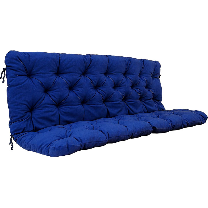 Синій, 3 Bench Cushion 150x98x8