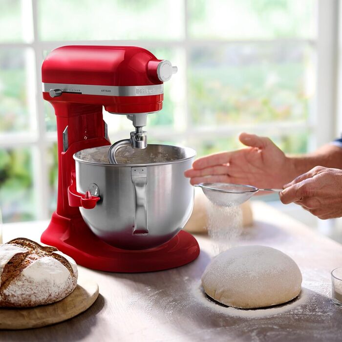 Міксер KitchenAid Artisan з висувною чашею, Empire Red, 6,6 л