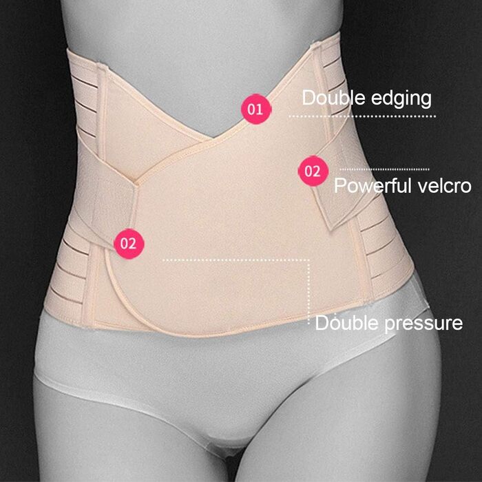 KuKiMa Postpartum Belly Belt Postpartum Support Belly Body Shaper High Elastic Support Corset Tummy Control Recovery Postpartal Corset for Women After Care, Beige, KuKiMa Postpartum Belly Belt Postpartum Support Belly Body Shaper High Elastic Support Cors