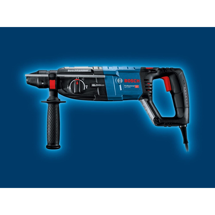 Перфоратор Bosch Professional GBH 2-28 F (у комплекті з додатковою ручкою, обмежувачем глибини 210 мм, машинною шкуркою, вставкою L-BOXX, L-BOXX) GBH 2-28 у кейсі