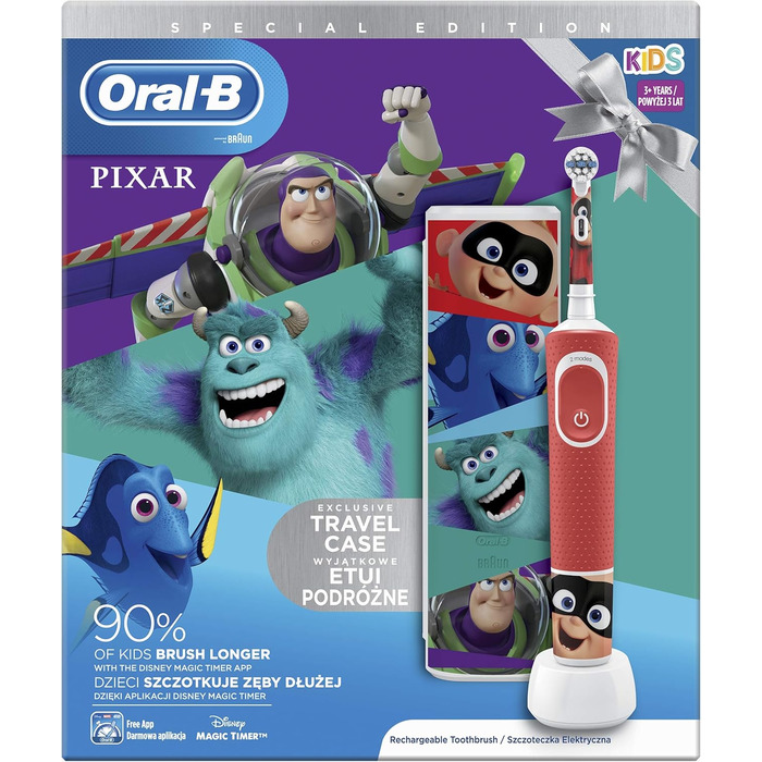 100 CEPILLO DIENTES ELECTRICO EDICIN SPECIAL PIXAR REGALO STUCHE, 100 CEPILLO DIENTES ELECTRICO EDICIN SPECIAL PIXAR REGALO STUCHE