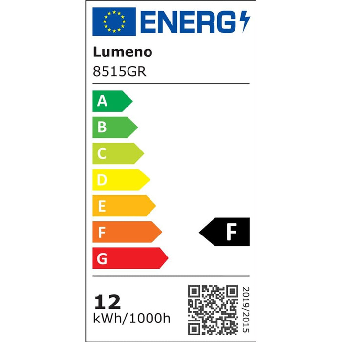 Світлодіодна лупа Lumeno з можливістю затемнення 8515GR з великою лінзою зі справжнього скла 152 мм, регульовані рівні яскравості, підходить як робоче світло, збільшувальна лампа, допоміжний засіб для читання, 5 діоптрій сірий сірий 5 діоптрій