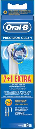 Щітки Braun Oral-B EB Precision Clean 7 1 Blue White 8 шт. (1 упаковка)