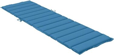 Подушка для шезлонгу LAPOOH Melange Blue 200x60x4 см тканина, подушка для шезлонга, подушка для шезлонга, подушка для шезлонга, подушка для лавки, подушка для стільця для високих стільців, подушки для шезлонга - 4002513