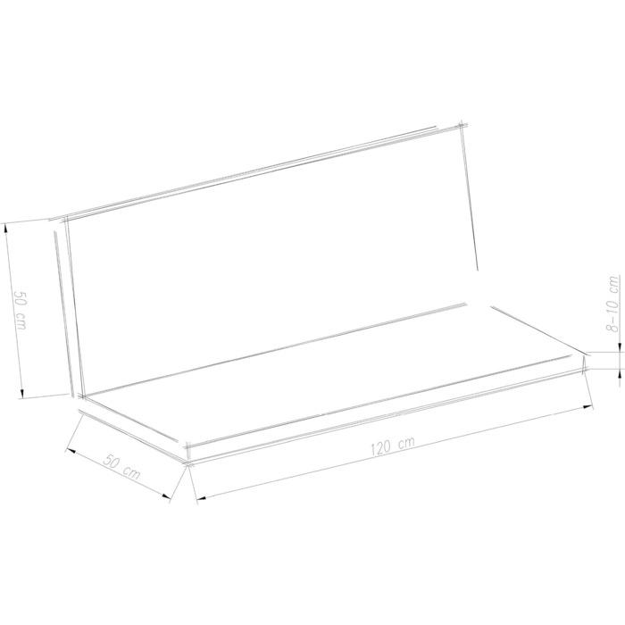 Комплект Ambientehome з 1 подушки для сидіння - 120 x 98 x 8 см - Червоний