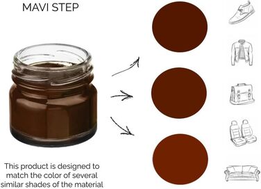 Набір для догляду за взуттям MAVI STEP Aurora із замші та нубуку - Розкішний набір для догляду за взуттям - 169 Roux, 170 пісок, один розмір