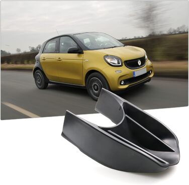 Коробка для зберігання BIXUAN Сумісна з Mercedes Smart EQ Fortwo C453 Forfour w453 2014-2019 Автомобільна дверна ручка Органайзер Лоток Forfour w453 Зберігання з нековзним килимком