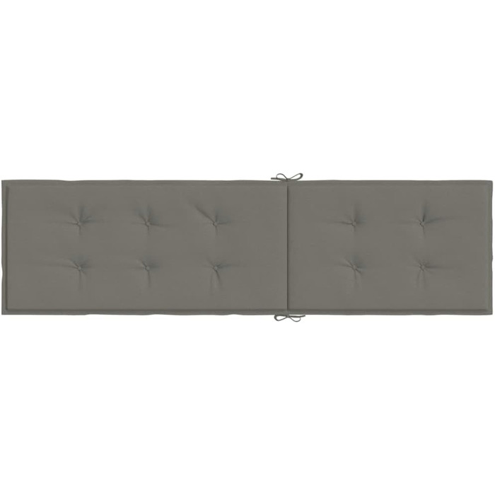 Подушка для шезлонга LAPOOH Melange Dark Grey (75105) x50x3 см Тканина, Подушка для шезлонга, Подушка для садового шезлонга, Подушка для сидіння Садові меблі, Подушка для лавки, Подушка для стільця для високих стільців, Подушки для сидіння - 4002488