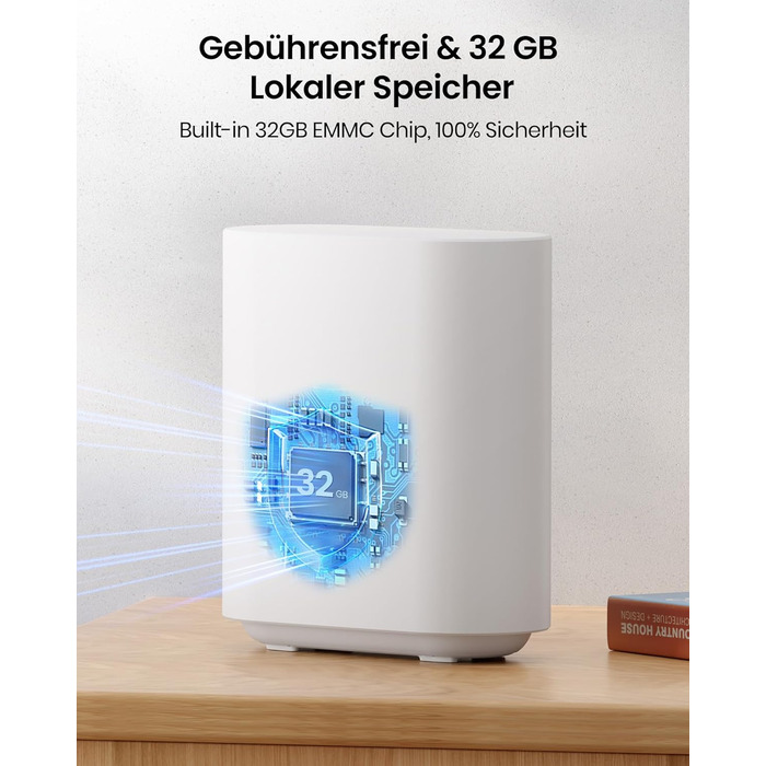 Камера спостереження AOSU 2K Outdoor Battery 240 Days 2-Kit with HomeStation 32 GB Local Storage without Subscription Бездротова камера спостереження Outdoor Motion Sensor Light and Sound Alarm 2-audio Audio Color Night Vision