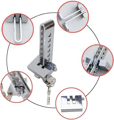 Блокування зчеплення Fegtrty, Протиугін, Блокування дросельної заслінки, Блокування педалі, Універсальні автомобільні аксесуари