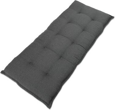 Садова подушка для сидіння Cushion Подушка Pallet Cushion 150x6 (150 x 50 см, Антрацит) 150 x 50 см Антрацит