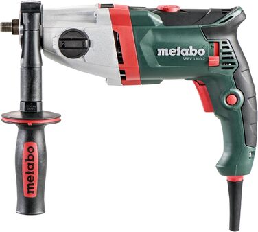 Ударний дриль-шуруповерт Metabo SBEV 1300-2 - 600785500 - З постійною частотою обертання під навантаженням для універсального свердління - довжина кабелю 4 м