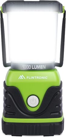 Світлодіодний кемпінговий ліхтар Flintronic 1000 люмен, світлодіодний кемпінговий ліхтар, IP54 кемпінгові ліхтарі, 4 режими освітленняI Прожектор з регулюванням яскравості, аварійний ліхтар на батарейках, для кемпінгу, надзвичайних ситуацій, збоїв в елект