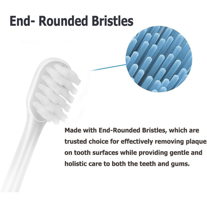 Насадки для щітки SAVTMVAS підходять для догляду за зубними щітками Apa Sonic 3D Sensitive Насадки білі щітки Змінні щітки Насадки Змінна насадка для щітки підходить для чутливої щетини,10 упаковка 10біла