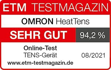 Апарат для терапії болю OMRON HeatTens - TENS із заспокійливим теплом для полегшення болю в м'язах та суглобах TENS Heat Single