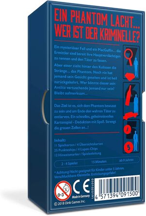 Таємнича карткова гра для дорослих та дітей (9) - настільна гра (німецька) німецька коробка