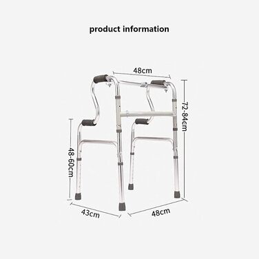 Допоміжний засіб для ходьби з алюмінієвого сплаву, допоміжний засіб для ходьби з чотирма ногами та милицями для інвалідів, підходить для людей похилого віку. Це так добре з твого боку, Safehappy
