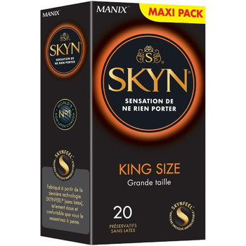 Презервативи без латексу Skyn King Size (20 шт. ), дуже великі презервативи, які можна використовувати з нашими мастилами