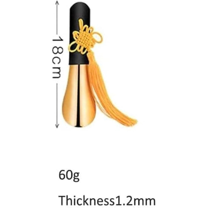 Ріжок для взуття з нержавіючої сталі для чоловіків, ріжок, китайські вузли ручної роботи, металевий ріжок для взуття з довгою ручкою, підходить для всього взуття старшого віку