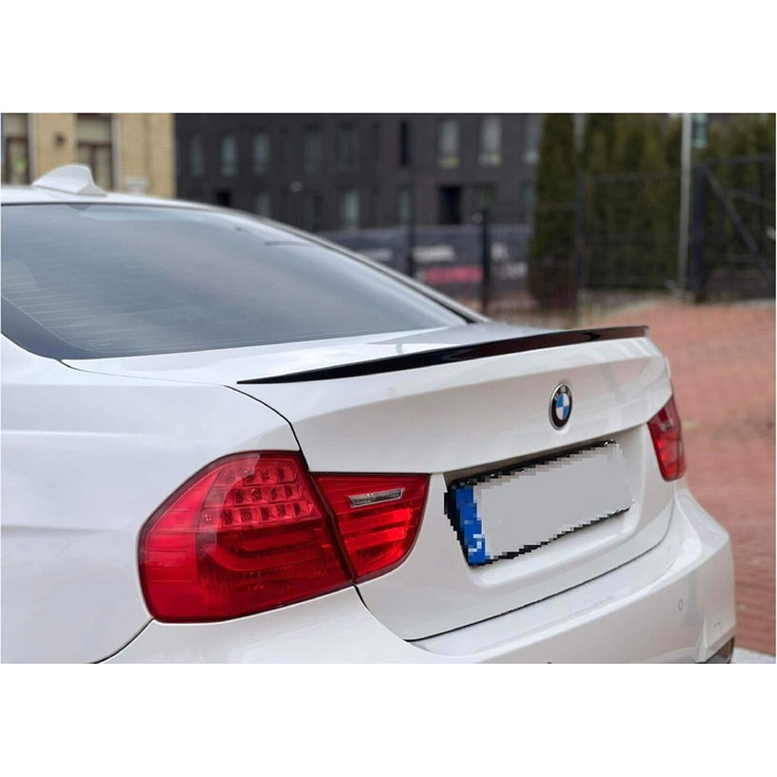 Задній спойлер MpTuned BMW E90 Performance для BMW 3 Series 2004 2006 2007 2008 2009 2010 2011 M Тюнінг Седан 4-дверний 318i 320i 330i 340i M340i 318d 320d 330d 330D 90D 40D ABS пластик