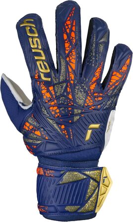 Рукавиці воротарські Reusch Unisex Youth Attrakt Grip Junior 7 синьо-золоті