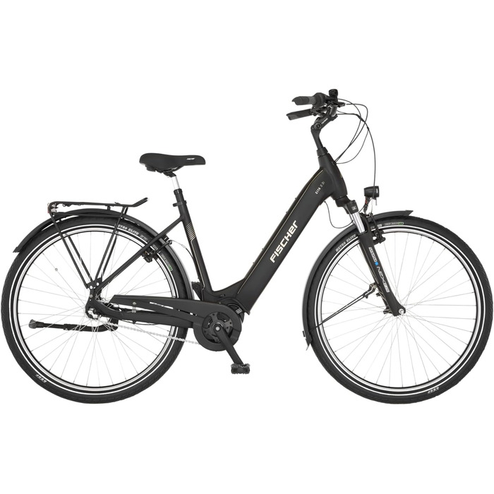 Електричний велосипед FISCHER E-Bike City CITA 2.1i/ 2.2i для чоловіків та жінок, середній двигун 65 Нм, акумулятор 36 В 50 см - 522 Вт-год