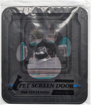 Для дверей Fly Screen Cat Flap Fly Screen з магнітним замком Легке встановлення Двері для собак для котів/собак (29 см * 24 см) (Внутрішній розмір (36 см * 31 см))