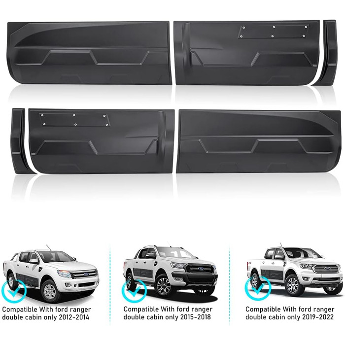 Панель кузова JHCHAN Door Guard для подвійної кабіни Ford Ranger 2012-2022 T6 T7 T8 Wildtrak Raptor XL XLT XLS Limited Tremor Platinum MK2 MK3 Кузовна панель