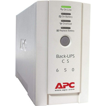 ДБЖ APC Back-UPS CS - BK650EI - джерело безперебійного живлення 650 ВА (4 виходи IEC, захист від перенапруг) 650 ВА Вихідна потужність один