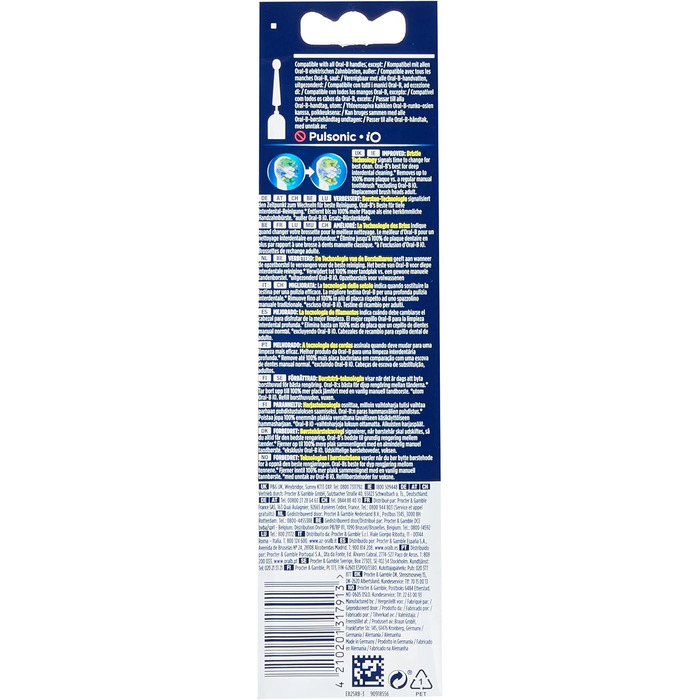 Щітки Oral-B FlossAction з технологією CleanMaximiser, 3 шт. и білі 3 шт. и (1 упаковка)