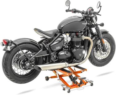 Мотоциклетний підйомник для Triumph Bonneville Bobber/Black/Speedmaster, America Hydraulic XL 500kg Orange