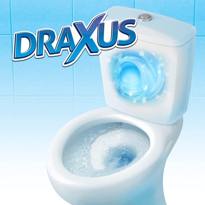 Очищувач бачків DRAXUS у пляшці розміру XXL (1.0 л) I Надзвичайно сильний засіб для видалення накипу з цистерни I Ретельно видаляє вапняний наліт і відкладення