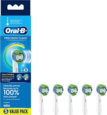 Щітки Braun Oral-B Precision Clean 5 шт. (для всіх обертових зубних щіток фірми Oral-B)