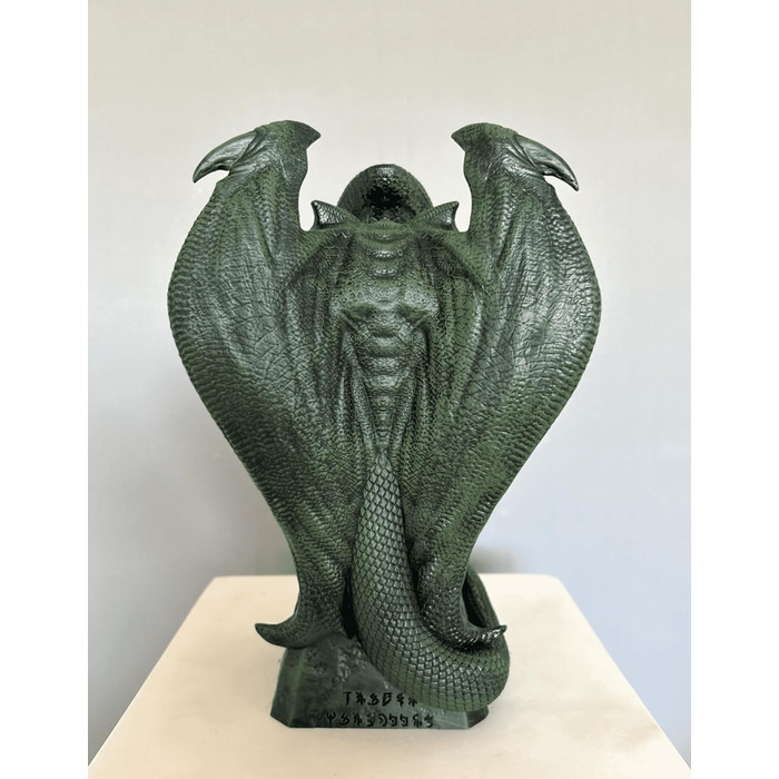 Статуетка Ктулху 27 см Cthulhu Rising Marble Sculpture Hp Lovecraft Bust Statue Cthulhu Idol